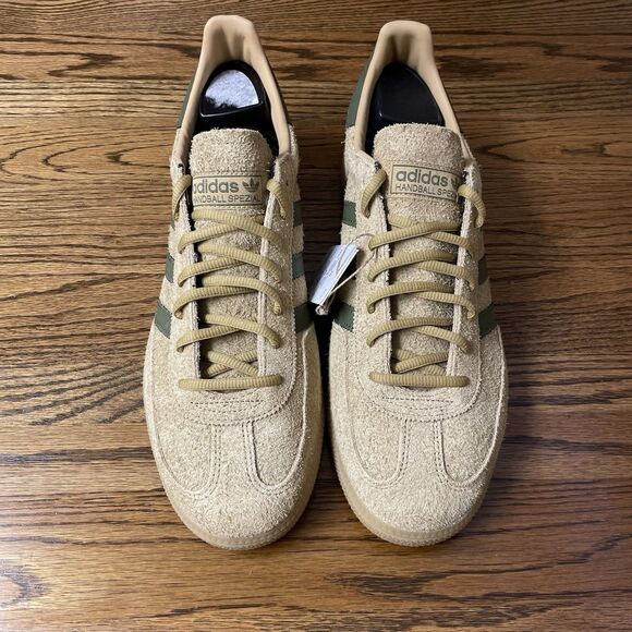 Mens adidas HANDBALL SPEZIAL Golden Beige Tan Olive Casual Shoe Size 11.5 13 14 main image 5